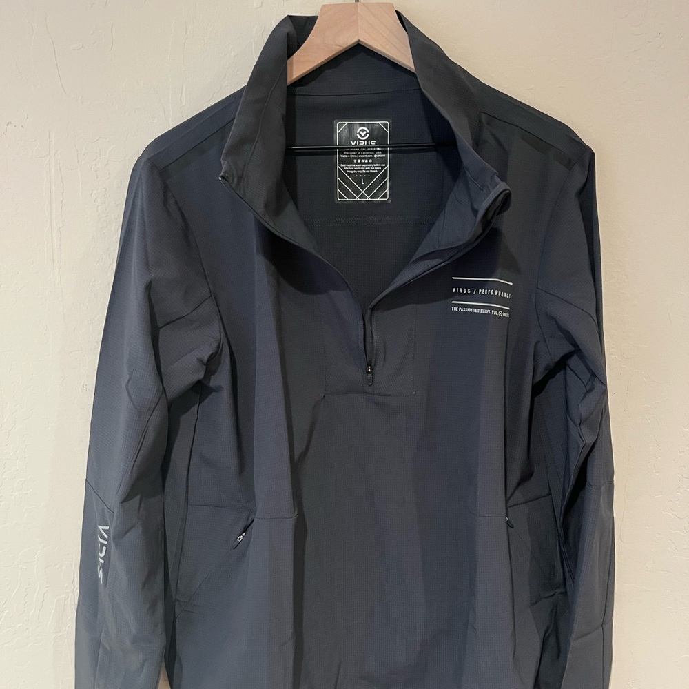 Virus Windbreaker/Jacket, Women's, Size L, Gray, Athleisure, Outdoor Activewear